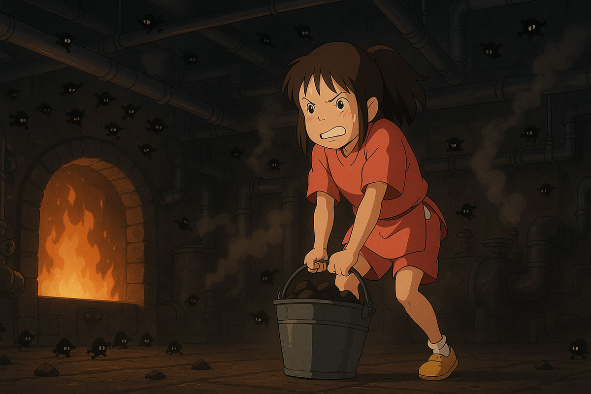 Chihiro Begins Work at the Bathhouse