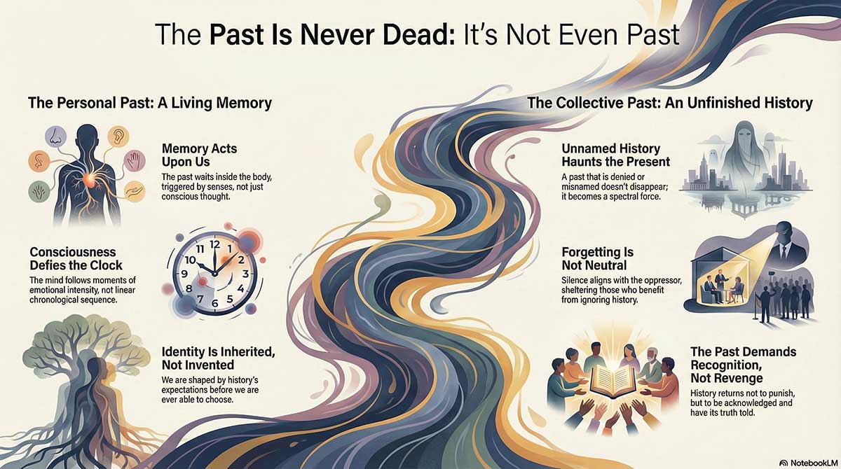 The past is never dead its not even past