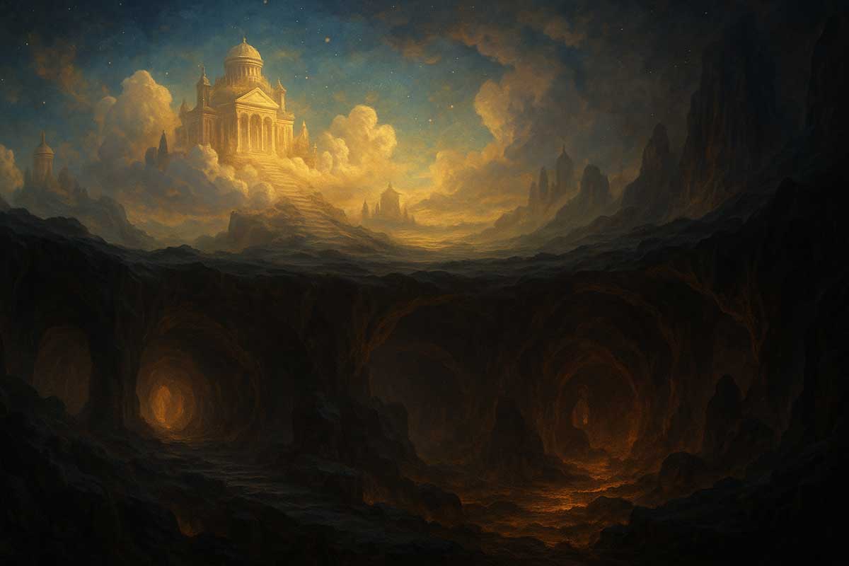 multi-layered-Heaven–In-Between–Hell-structure