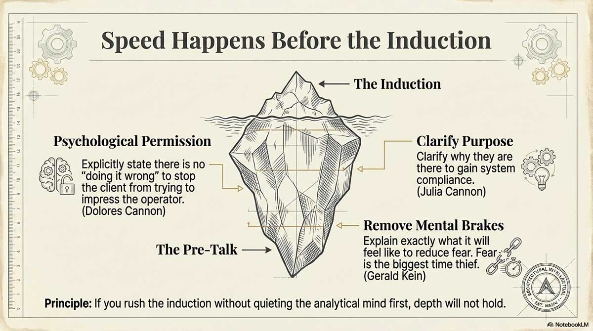 speed happens before the induction