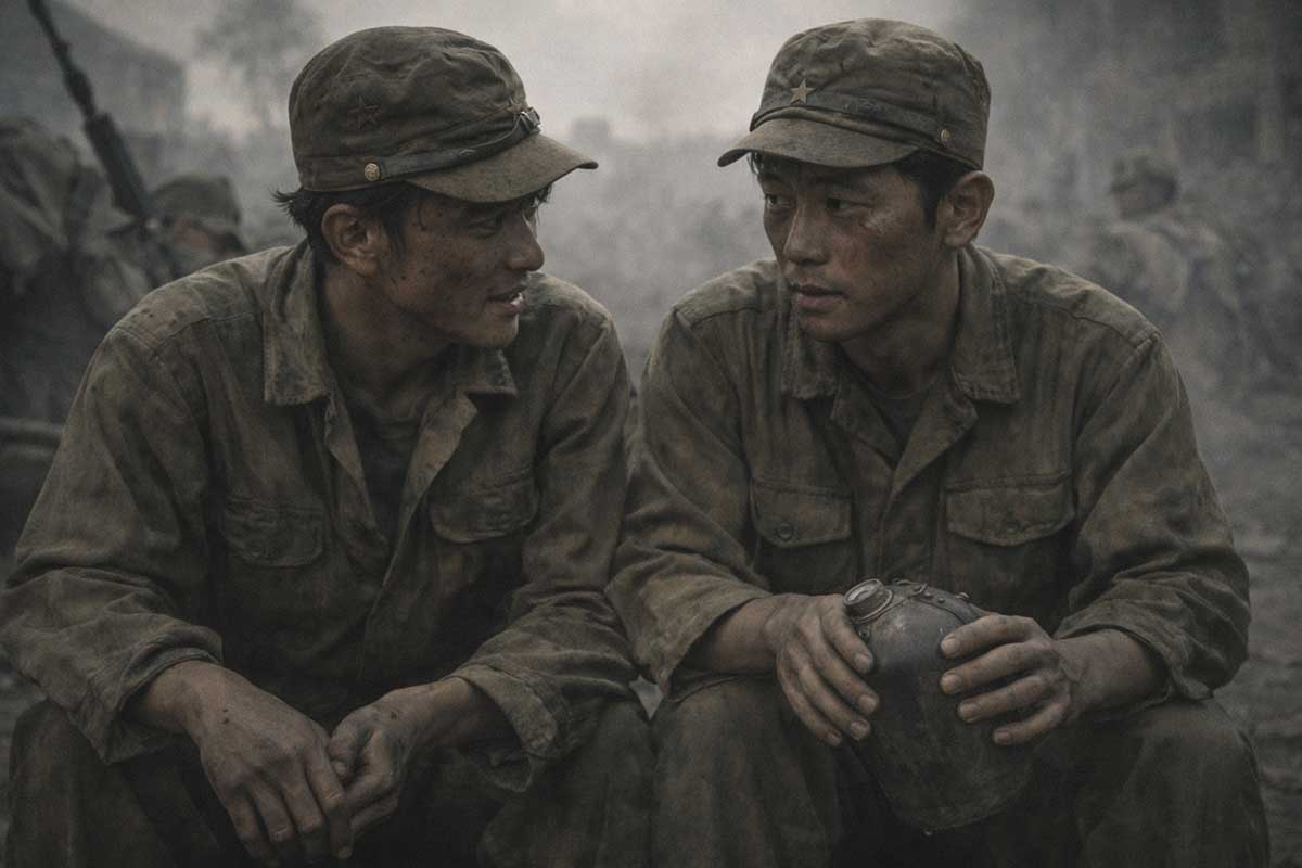 Resting-soldiers-in-a-distant-land