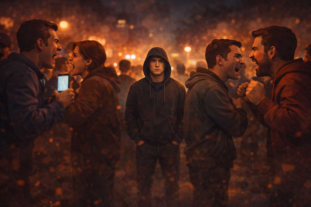 Tension under the city lights