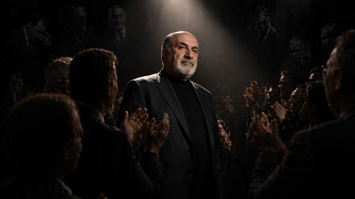 Triumphant-figure-in-the-spotlight