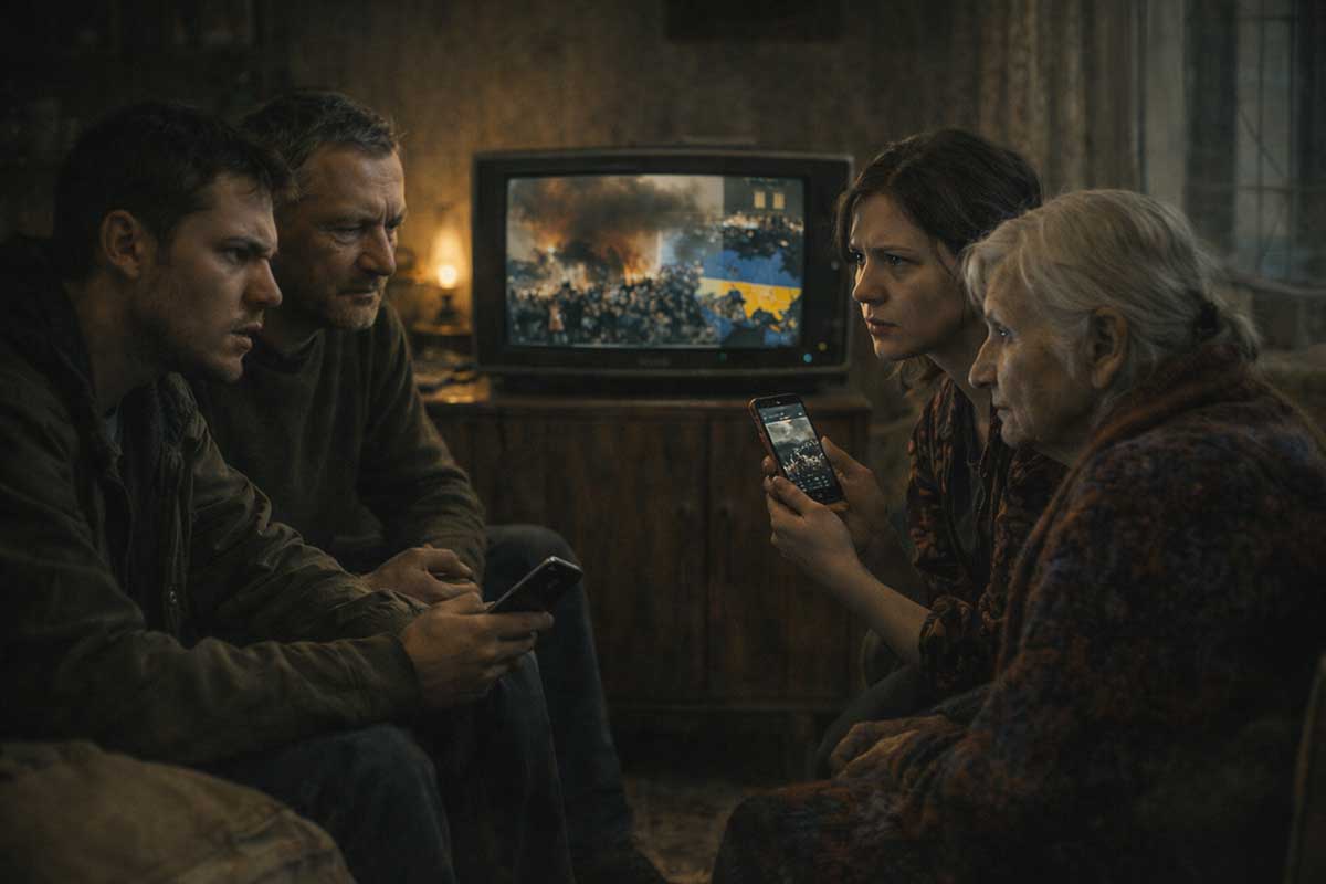 war through a family novel