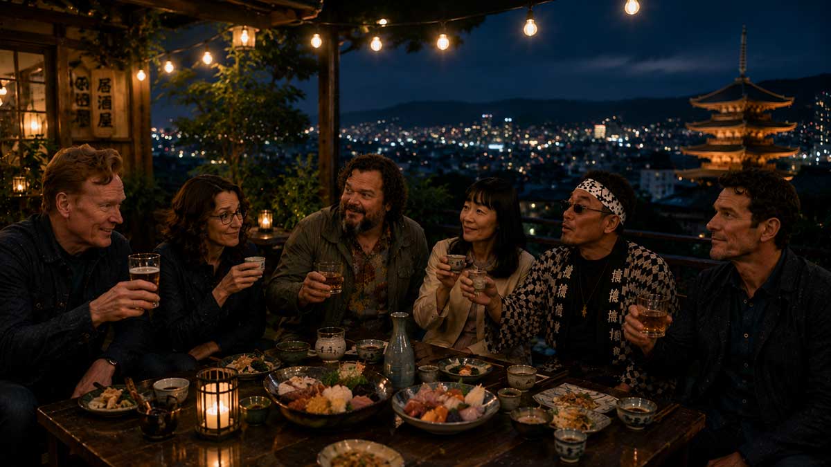Rooftop-dinner-in-evening-glow