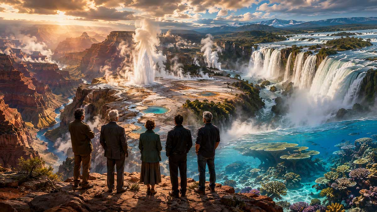 Epic-vista-of-canyons-and-waterfalls