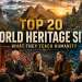 Top 20 world heritage sites