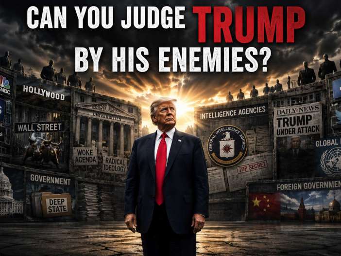 can you judge trump by his enemies