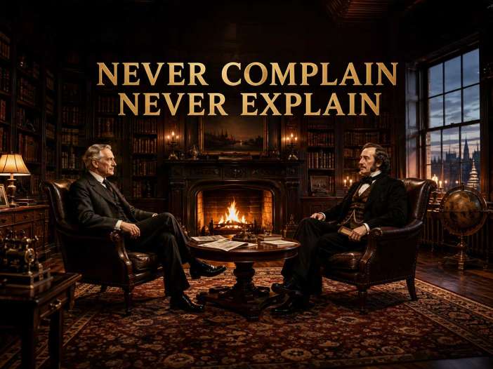 never complain never explain
