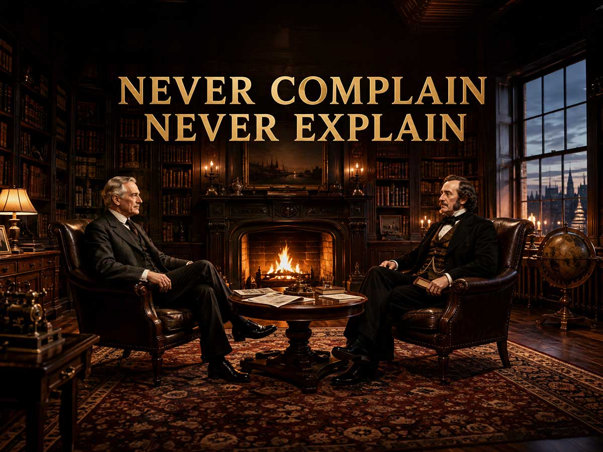 never complain never explain