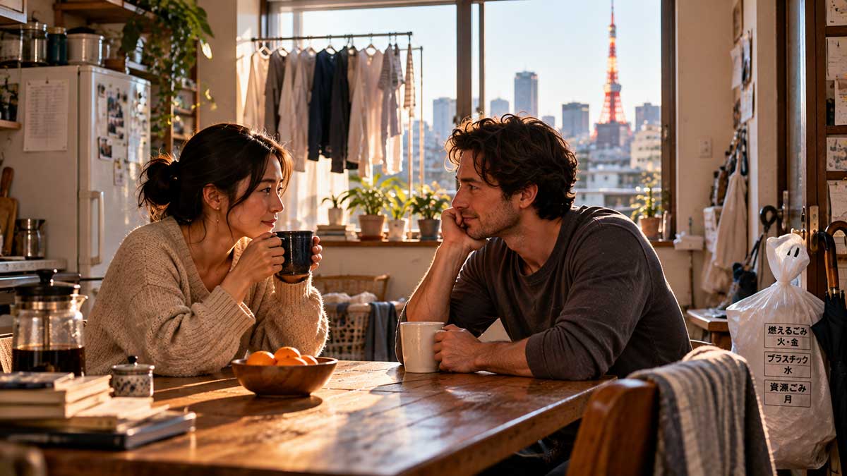 A-Warm-Tokyo-Morning-Conversation