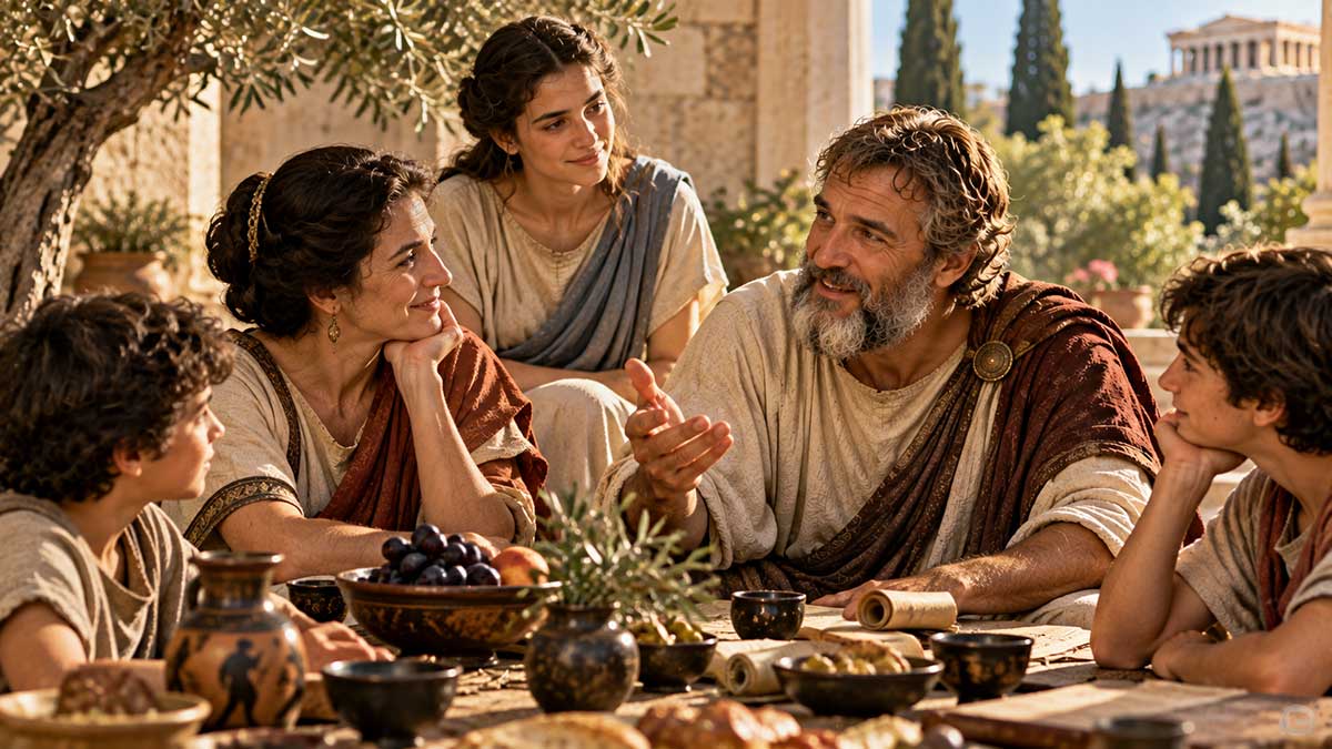 Ancient-Mediterranean-Family-Gathering