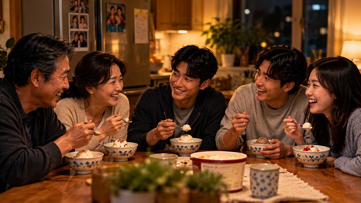 Cozy-Family-Ice-Cream-Night