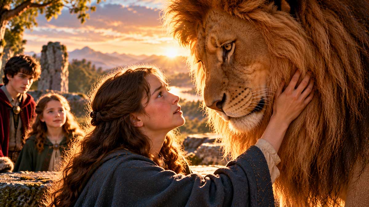 Golden-Hour-Lion-Encounter