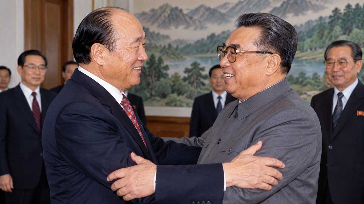 Historic-Diplomatic-Greeting-Against-Mountain-Mural