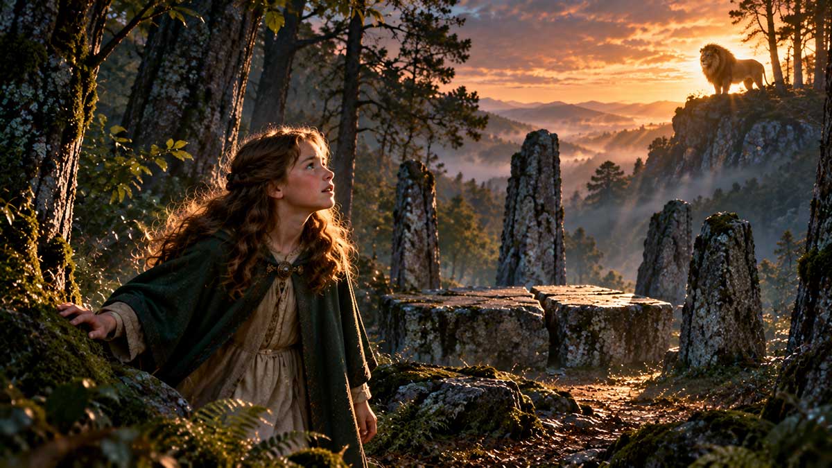 Lucy-Meets-the-Lion-at-Dawn