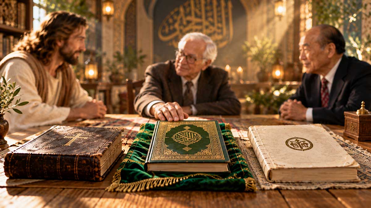 Sacred-Books-in-Warm-Dialogue