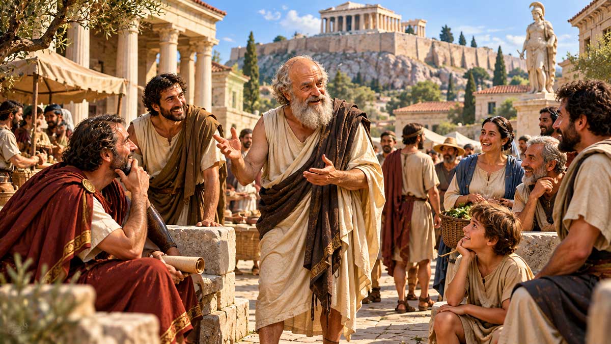 Socratic-Dialogue-in-the-Ancient-Agora