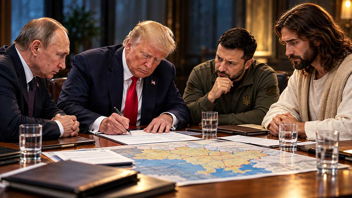 Tense-Diplomatic-Meeting-Over-Ukraine-Map