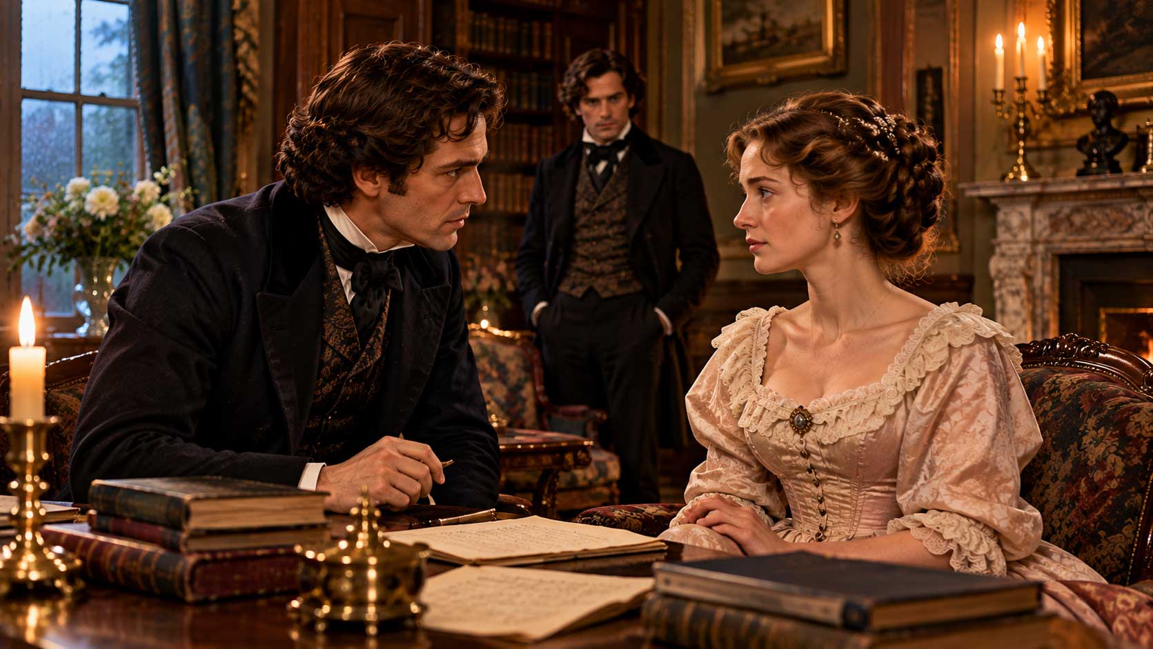 Victorian-Library-Conversation